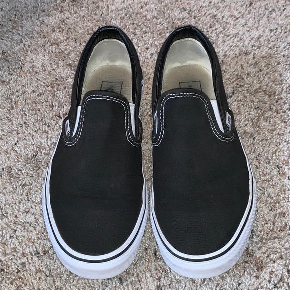 poshmark vans slip ons